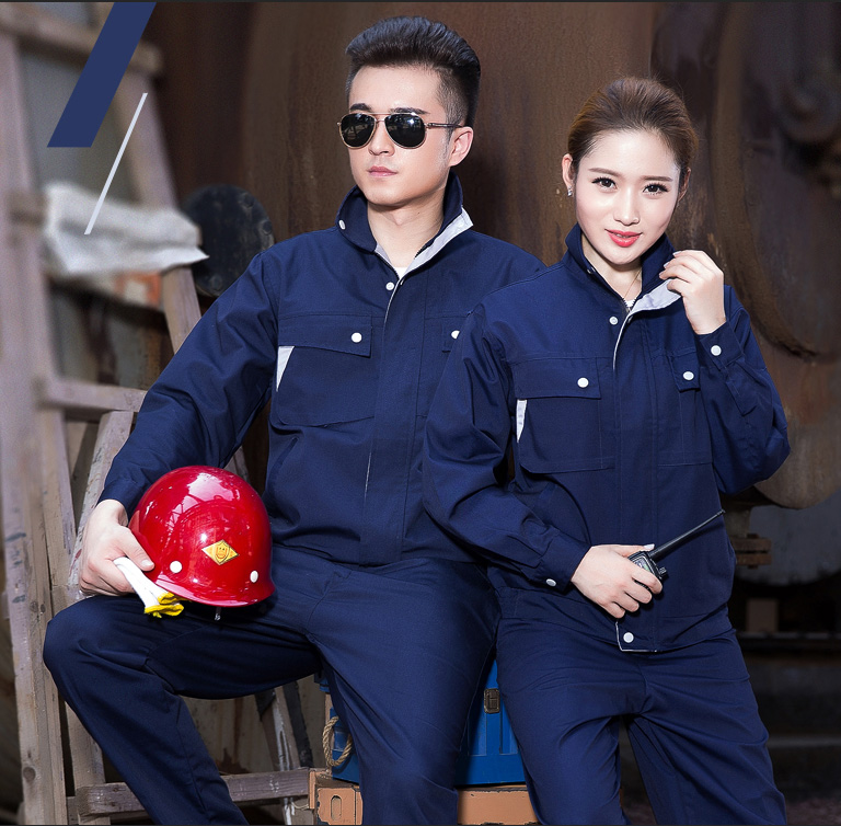 春秋長袖長春做工作服套裝長春工裝定做